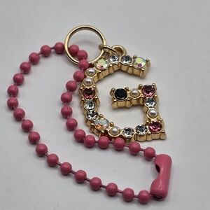 Initial Keychain/Tumbler Charm